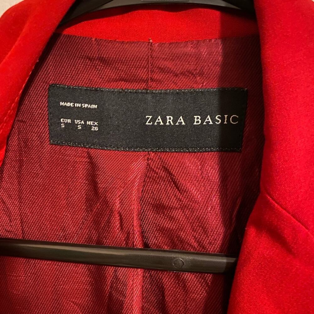 Zara Basic Red Blazer - image 2